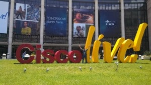 Cisco Live letters, and yes that is me in the middle there.