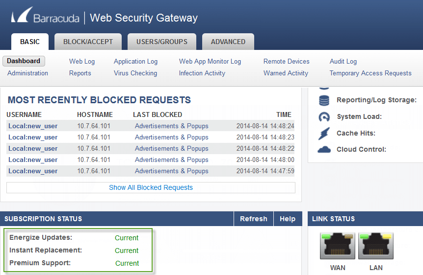 Barracuda Web Security Gateway