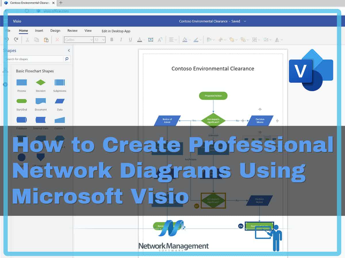 How to Create Professional Network Diagrams Using Microsoft Visio