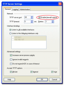 WinAgents TFTP Server is a multithreaded, full-featured TFTP Server for Windows. It’s very easy to use, and surprisingly scalable. Designed to function 24x7, WinAgents TFTP Server runs as a background task and doesn't require permanent attendance. It includes several advanced capabilities, such as: tsize, blksize, timeout modifications, server port ranges, and block number rollover for large files. 